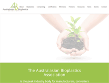 Tablet Screenshot of bioplastics.org.au