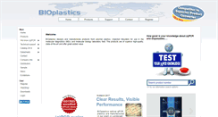 Desktop Screenshot of bioplastics.com